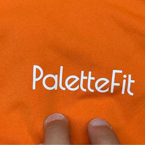 PaletteFit women’s orange Capri leggings - Picture 3 of 5